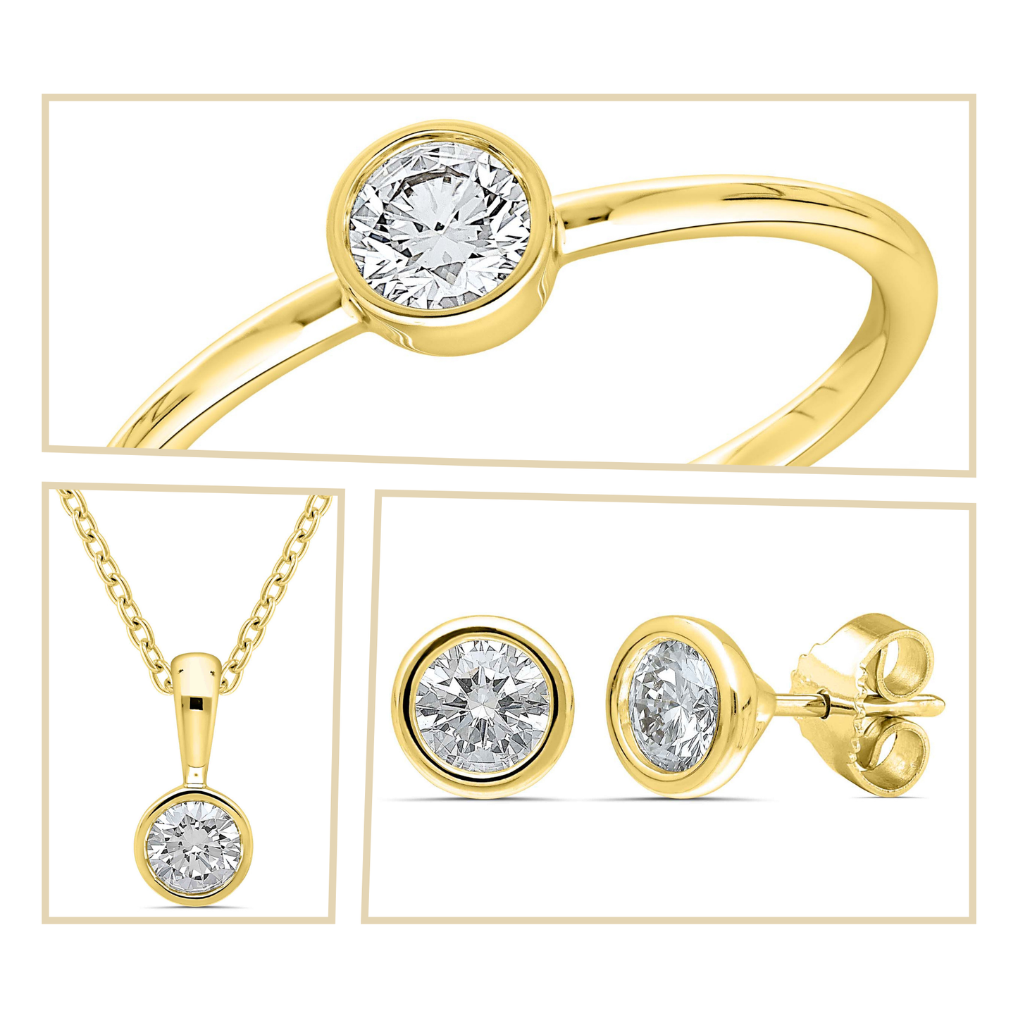 Sonderangebot Set Zarge| je ca. 0,25 ct.