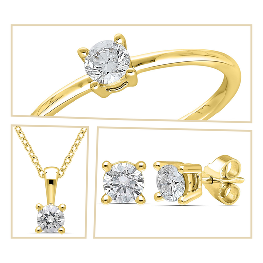 Sonderangebot Set 4er Krappe | je ca. 0,25 ct.